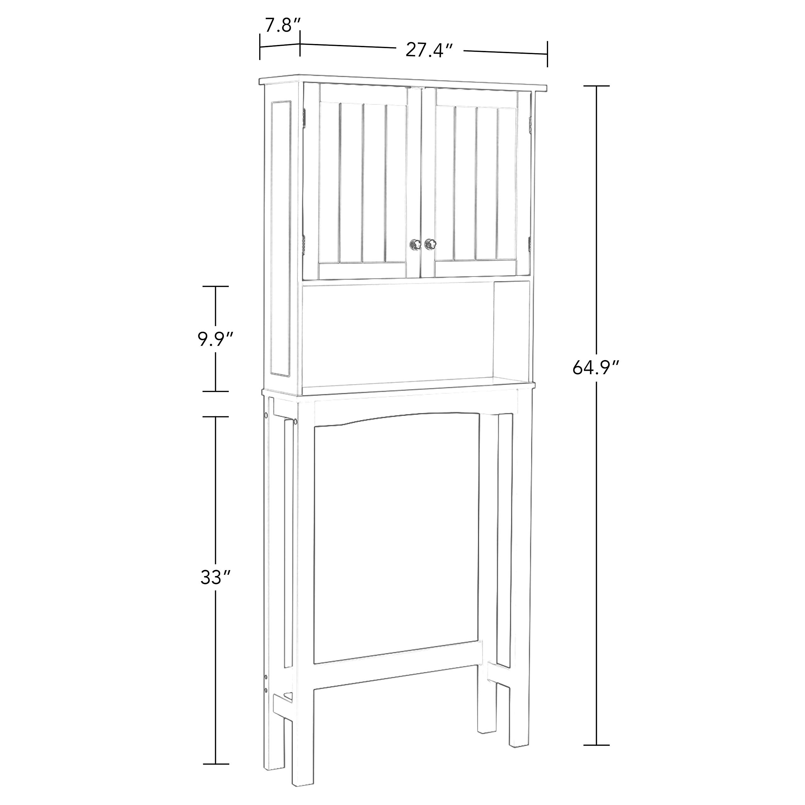 RiverRidge 06-091 Ashland Collection Spacesaver, Gray Cabinet, One-size - Image 3