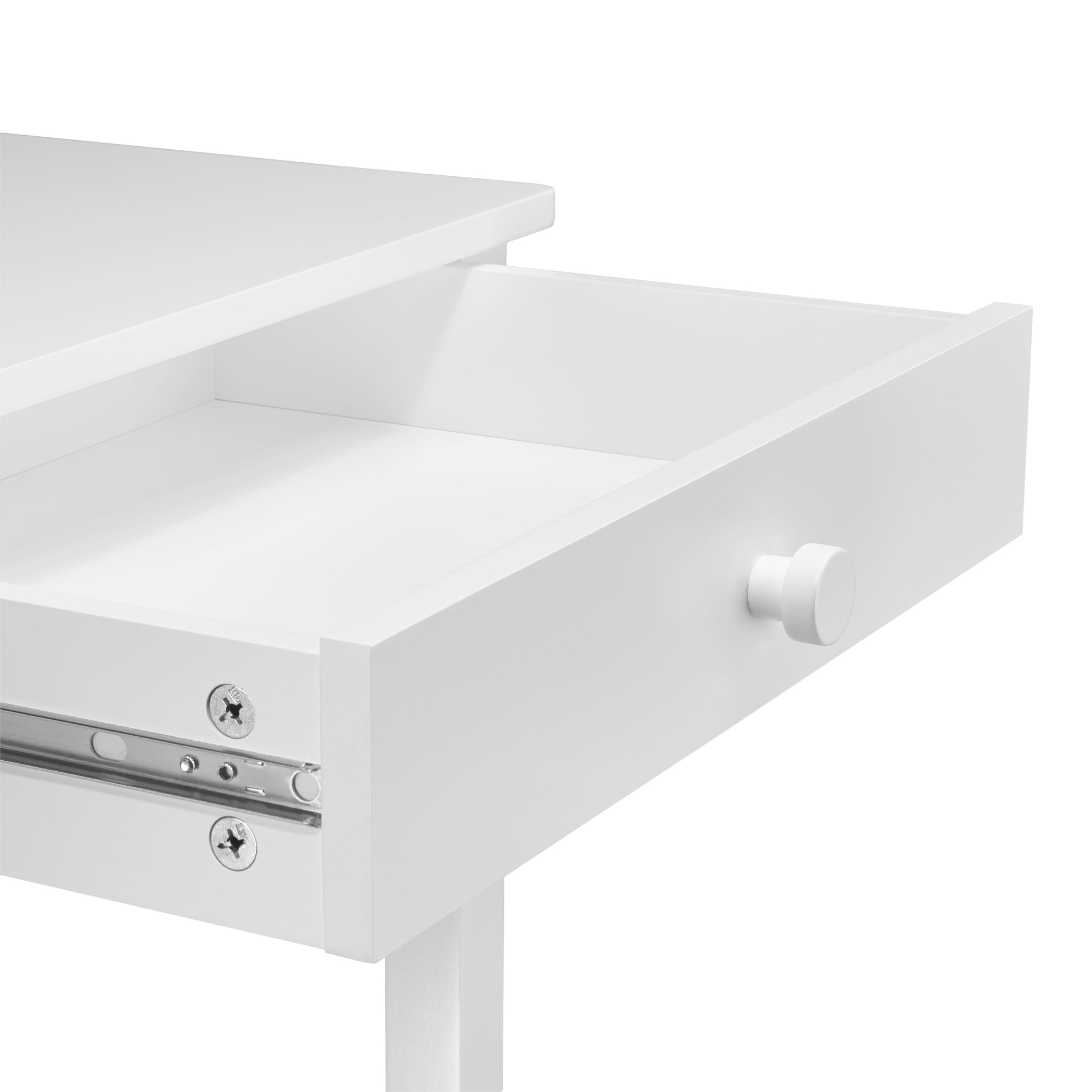 RiverRidge Kids Chair and Desk Set with Storage Cubbies, Drawer & Bookracks - Art Table Desk for Bedroom Table with 2 Folding Fabric Taupe Storage Bins - Image 10