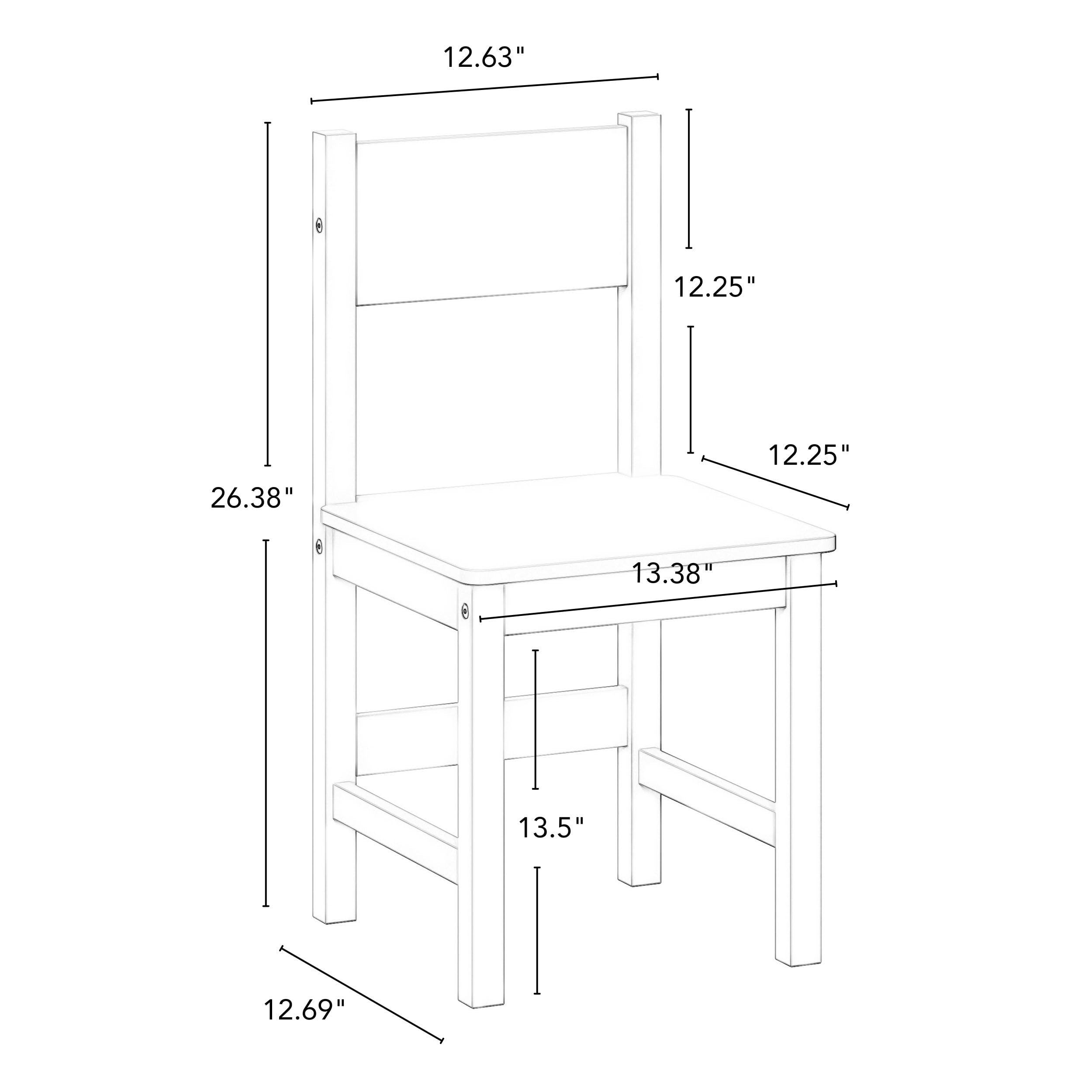 RiverRidge Kids Chair and Desk Set with Storage Cubbies, Drawer & Bookracks - Art Table Desk for Bedroom Table with 2 Folding Fabric Taupe Storage Bins - Image 6